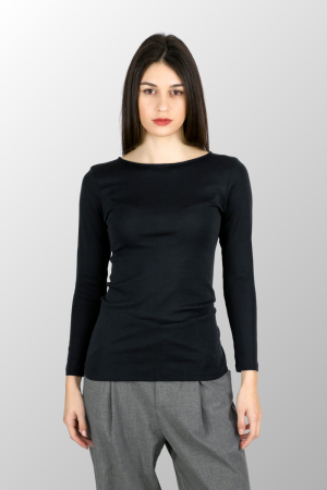 Maglia a manica lunga in Cotone Seta