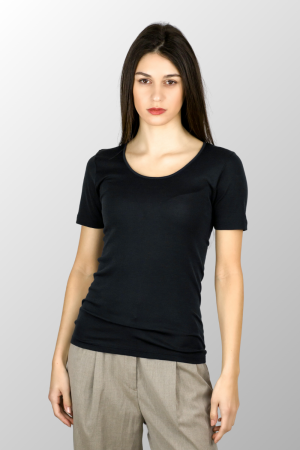 Maglia a manica corta in Cotone Seta